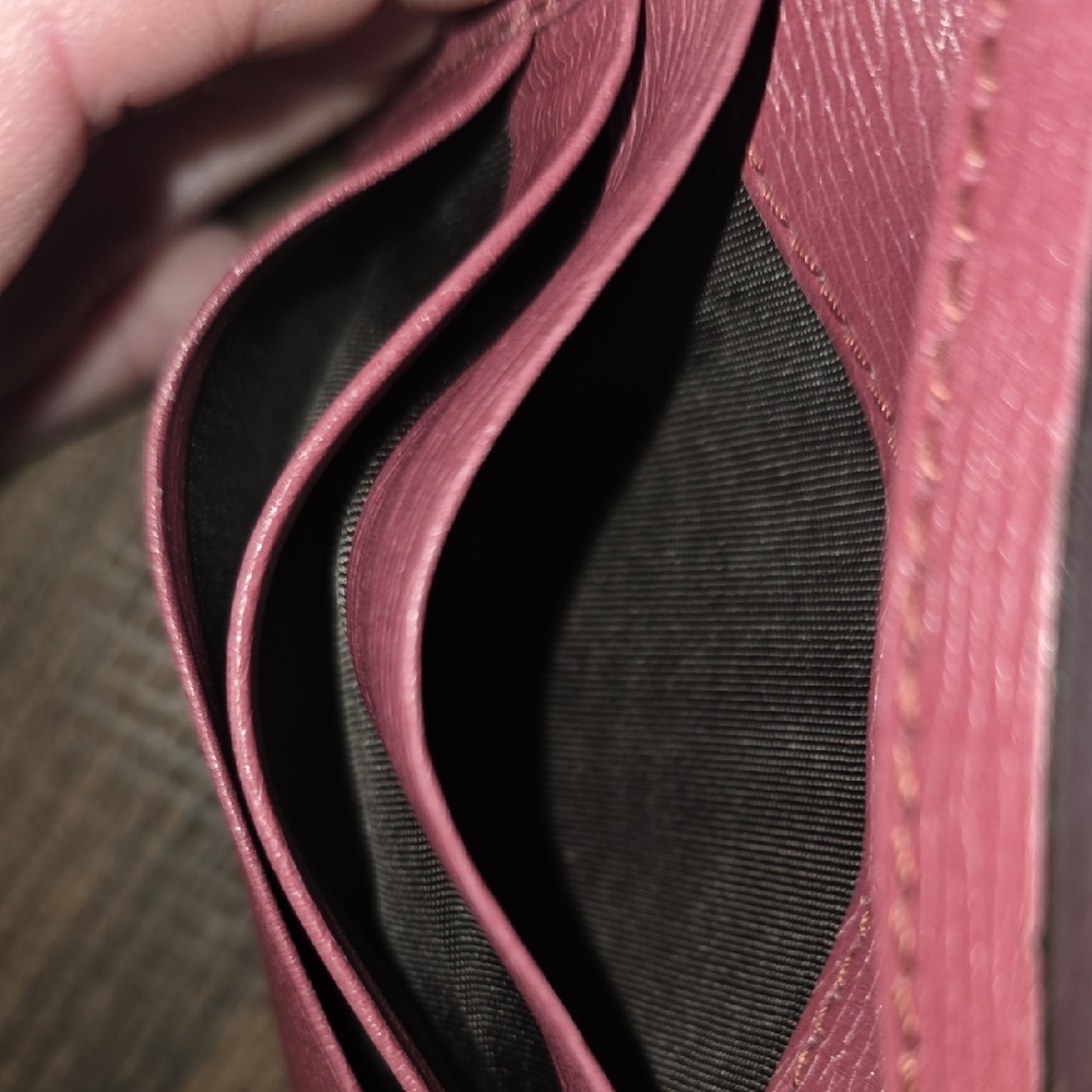 Gucci Rosso Ancora red and pink card/id Bifold Holder - Picture 7 of 12